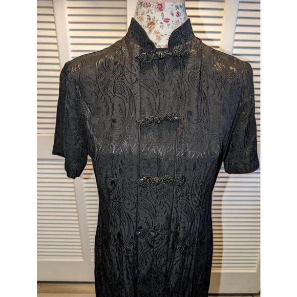 Vintage R&M Richards by Karen Kwong satin duster - Picture 2 of 8